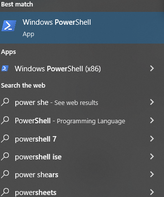 powershell