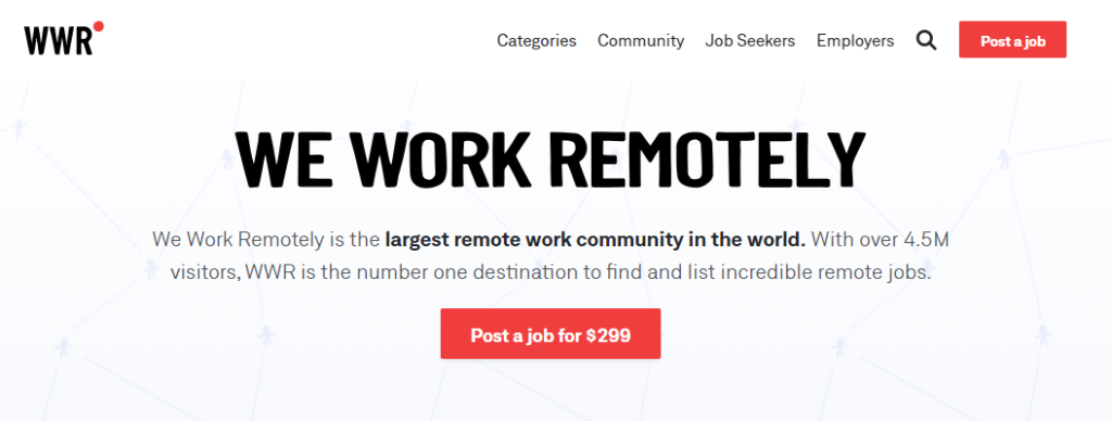 we work remotely