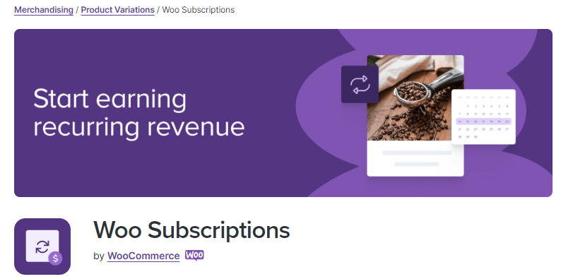 woocommerce subscriptions