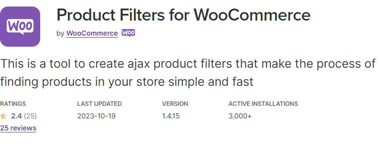  WooCommerce Product Filter