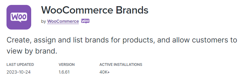 woocommerce brands