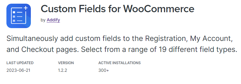 WooCommerce Custom Fields