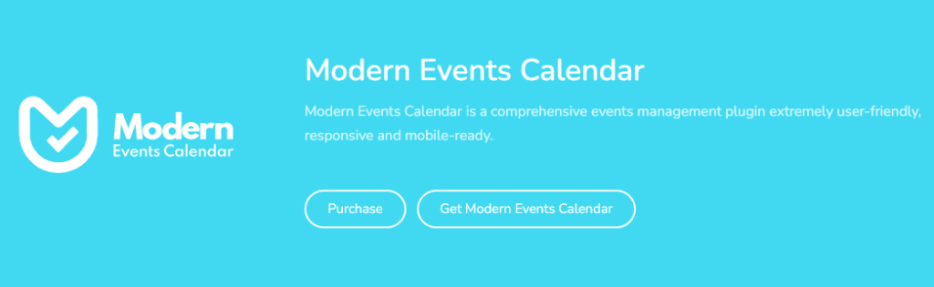 modern events calendar