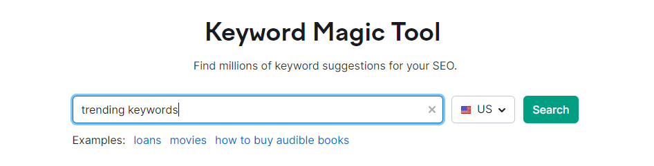 keyword magic tool