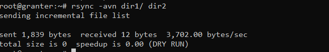 rsync-dry-run